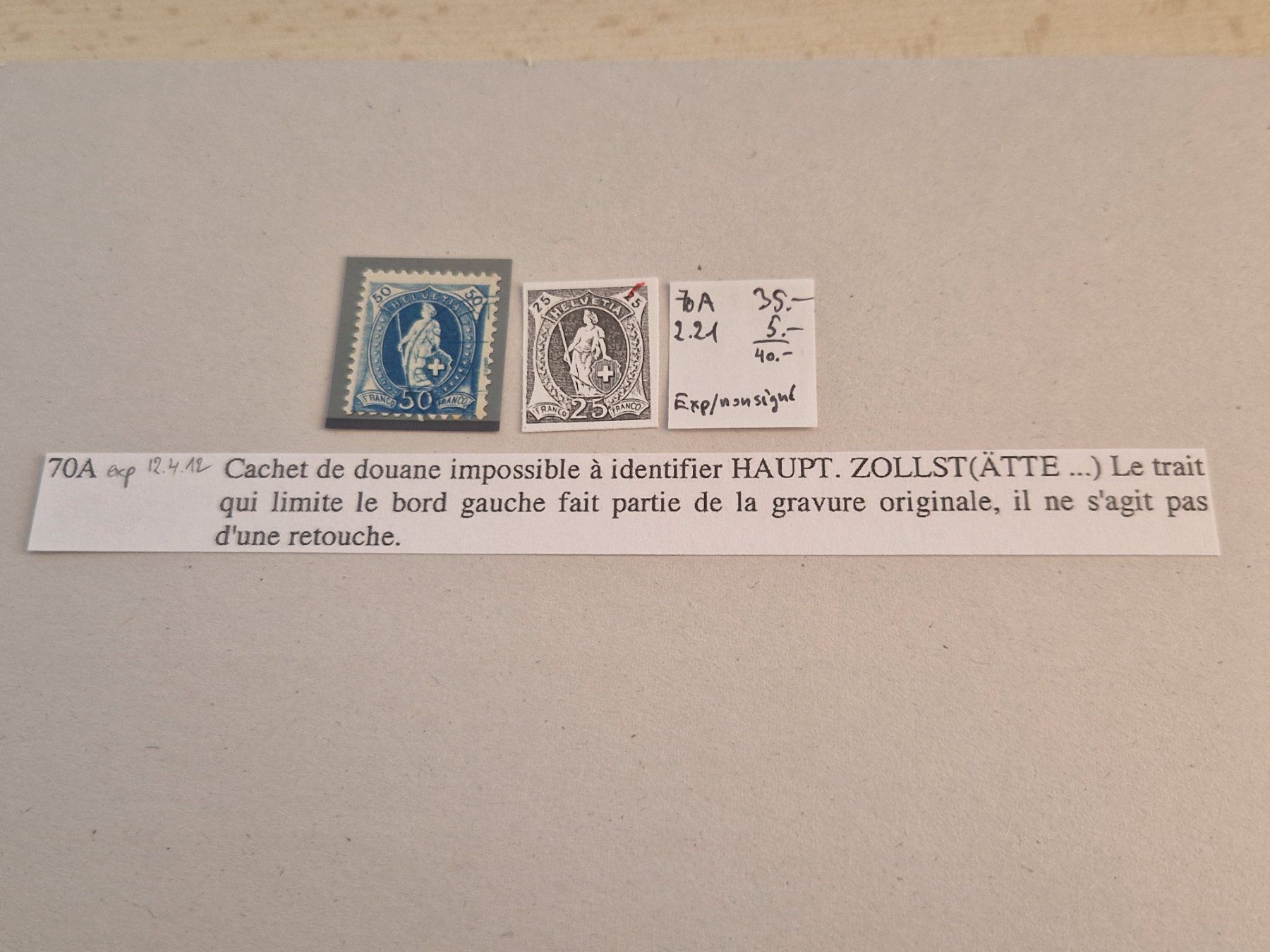 Tutti i francobolli: Stehende 70A, ab 1.- – Usato da Burgdorf venduto da Glossy01
