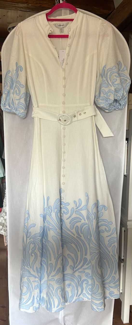 Vestiti: Ever New Linen Midi Dress – Nuovo (secondo la descrizione) da St.Josefen venduto da lop_lh8d 8