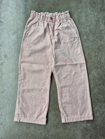 Wide Leg Paperbag Jeans von H&M Gr. 116