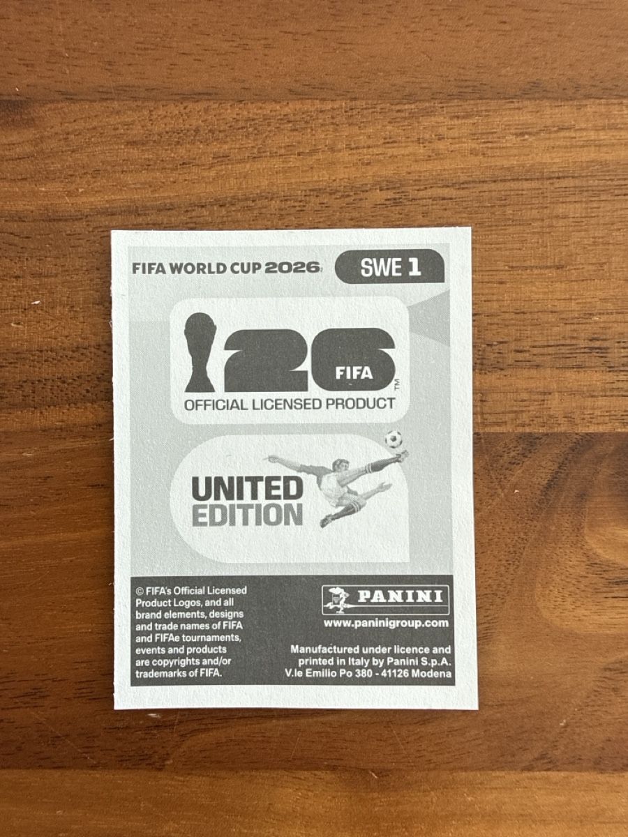 Panini Carte collezionabili: Panini FIFA WM 2026 Einzelsticker SWE 1 – Nuovo (secondo la descrizione) da Adligenswil venduto da alina__delia 1
