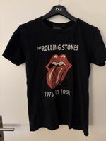 T-Shirt The Rolling Stones 1975 US Tour Schwarz Grösse L