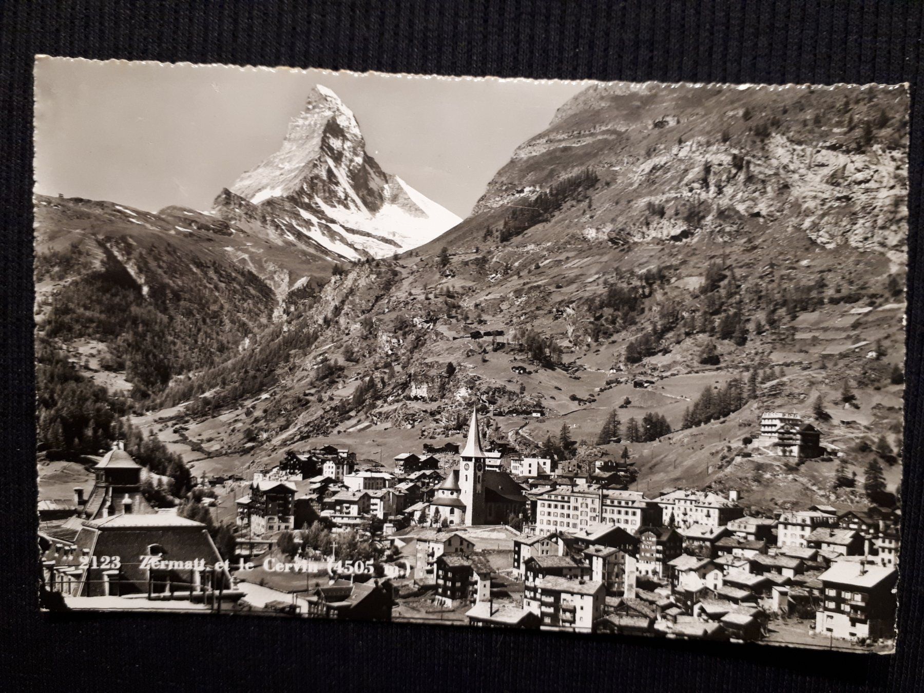 Ansichtskarten: . ZERMATT - MATTERHORN 1956 – Gebraucht aus Ponto Valentino von giorgia06