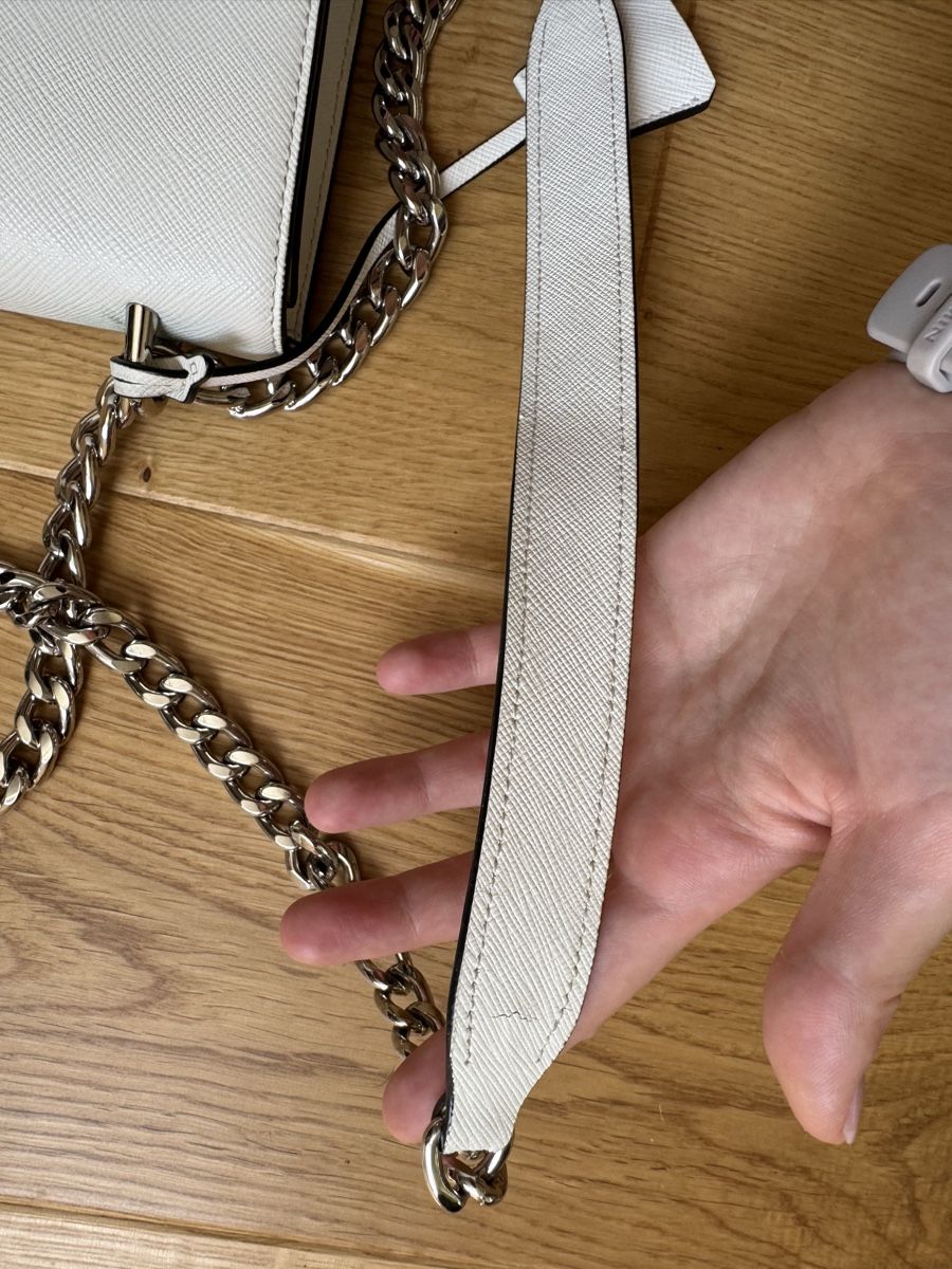 Prada Borse: Prada White Saffiano Leather Bag with Receipt – Usato da Neuchatel venduto da Mia_G 7