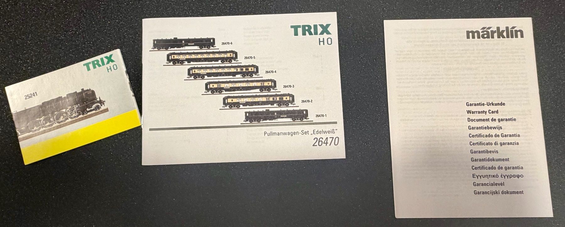 Trix Modellini di ferrovie: Trix 26470 - CIWL Pullmanwagen-Set EDELWEISS - OVP – Nuovo e nell'imballaggio originale da Versoix venduto da BFD3 3