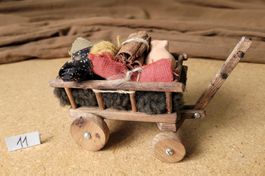 Wagen Schwarzenberger Krippenfiguren / Leiterwägeli N11