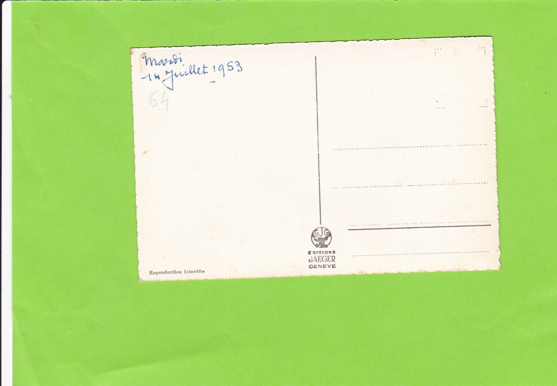 Cartes postales: Hospice St. Bernard – D'occasion à St. Peterzell par neckertal 1