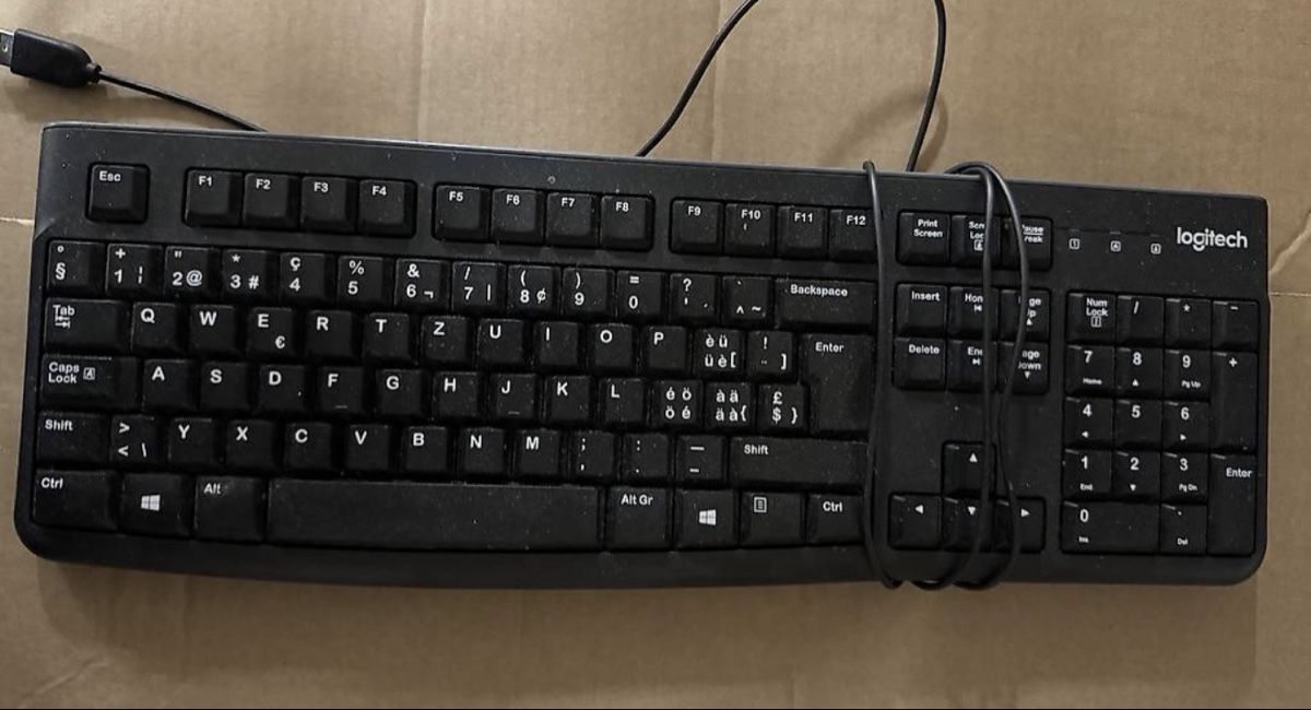 Logitech Tastiere: Logitech USB Keyboard K120 Black Used – Usato da Zürich venduto da ann_99s6