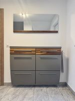 Edler Schuhschrank mit Spiegel – 120 cm, Top Zustand