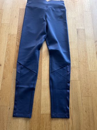 Adidas Climalite Leggings Grösse L dunkelblau guter Zustand