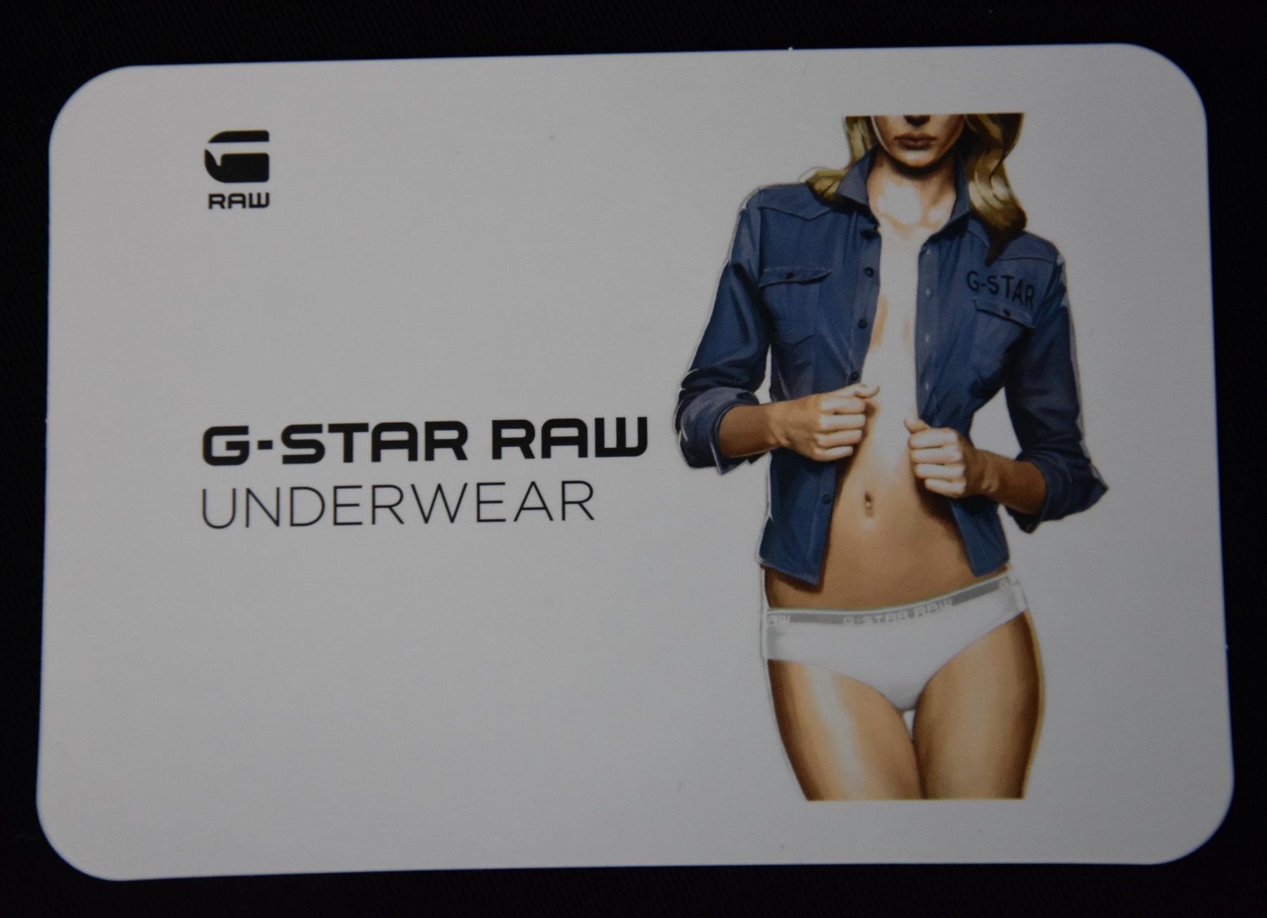 Sonstige Unterwäsche: G-STAR RAW Damen Slip Basic-Brief 3er Pack Strech weiss/Gr.L – Neu und originalverpackt aus Wohlenschwil von EddieS-Outlet 3
