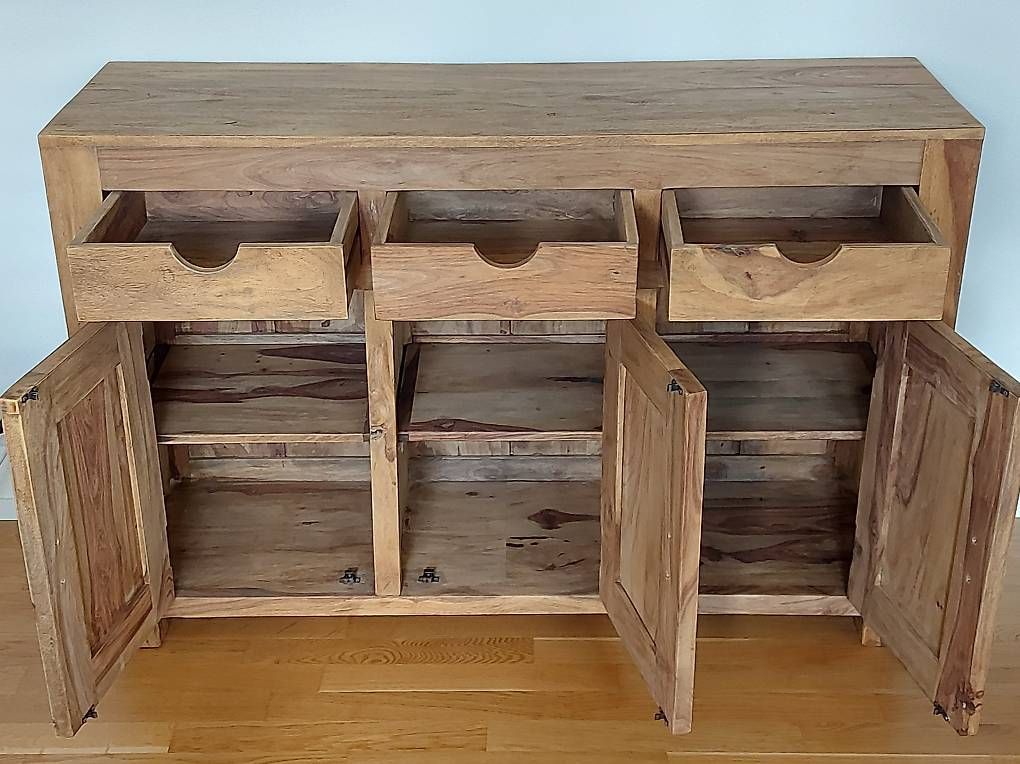 Commodes: Kommode WOLF MÖBEL YOGA 6557 aus massivem Sheesham – D'occasion à Burgdorf par ada_k9bs 1