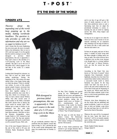 T-post.com Special T-Shirts mit Background - Grösse M