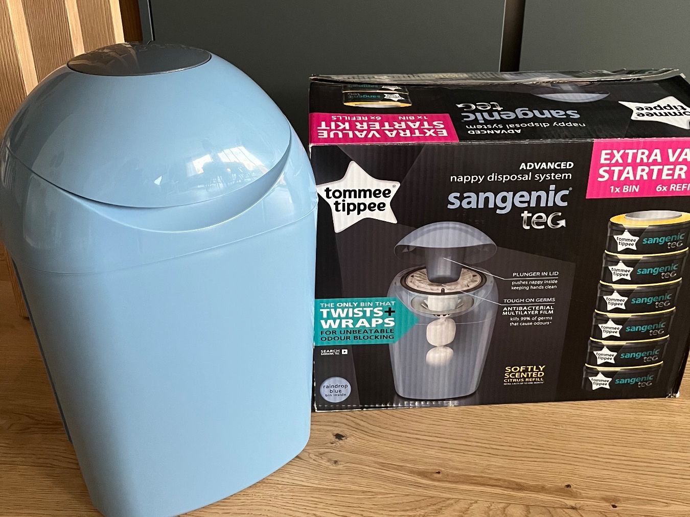 Tommee Tippee Poubelles: Poubelle à couches NEUVE – Neuf avec emballage d'origine à Vuisternens-Ogoz par JulyOls