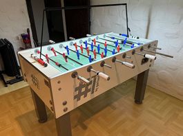 Garlando No. 1 Tischfussballtisch inkl. LED-Lampe