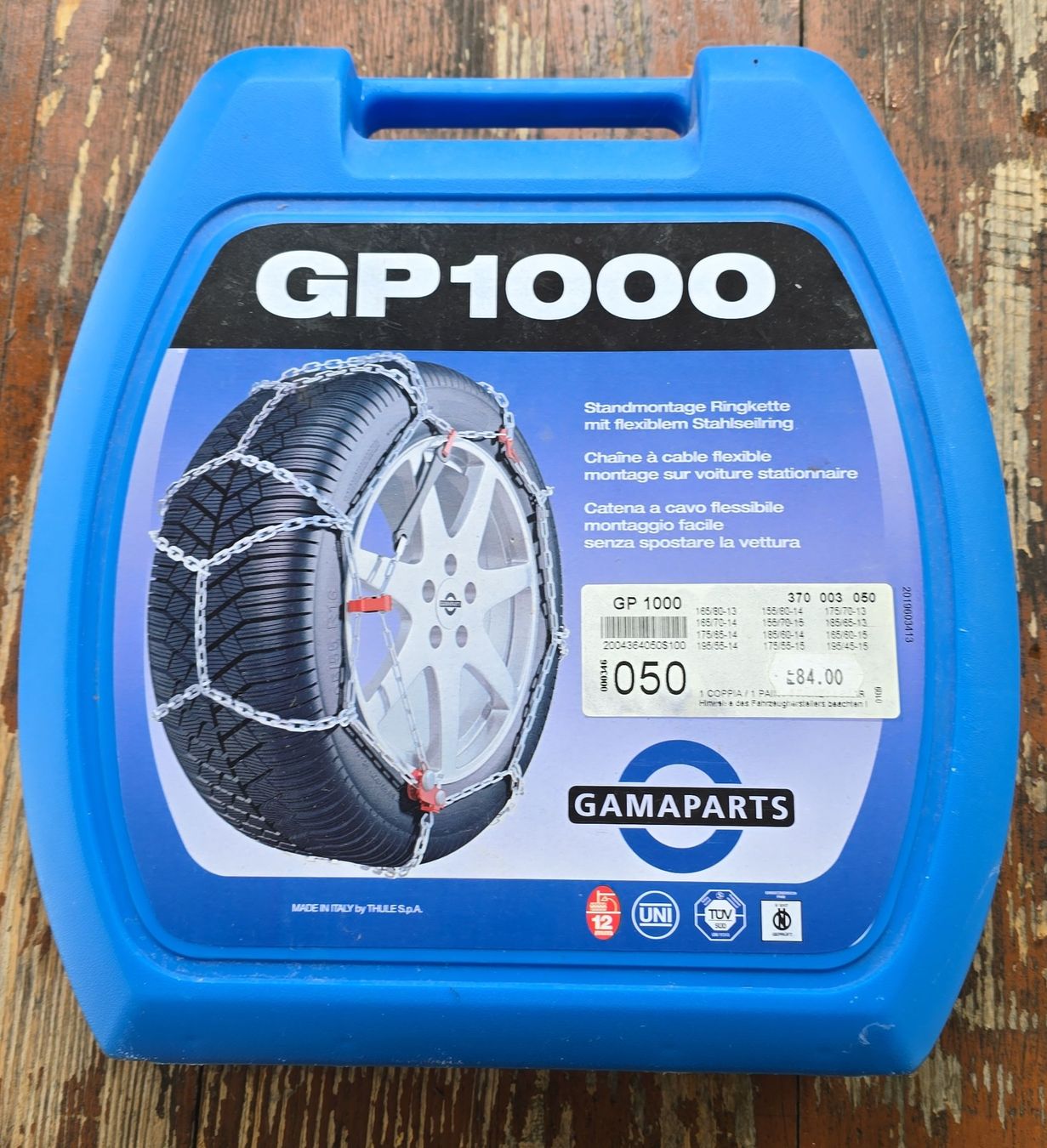Catene da neve: Gp 1000 schneeketten  – Usato da Rossura venduto da AlessandroZ.