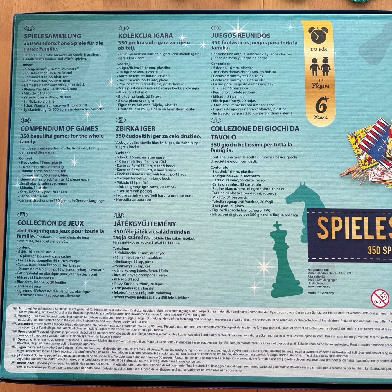 Giochi: Spielesammlung / neu / 350 Spielmöglichkeiten – Nuovo e nell'imballaggio originale da Baar venduto da Schreibseele 1