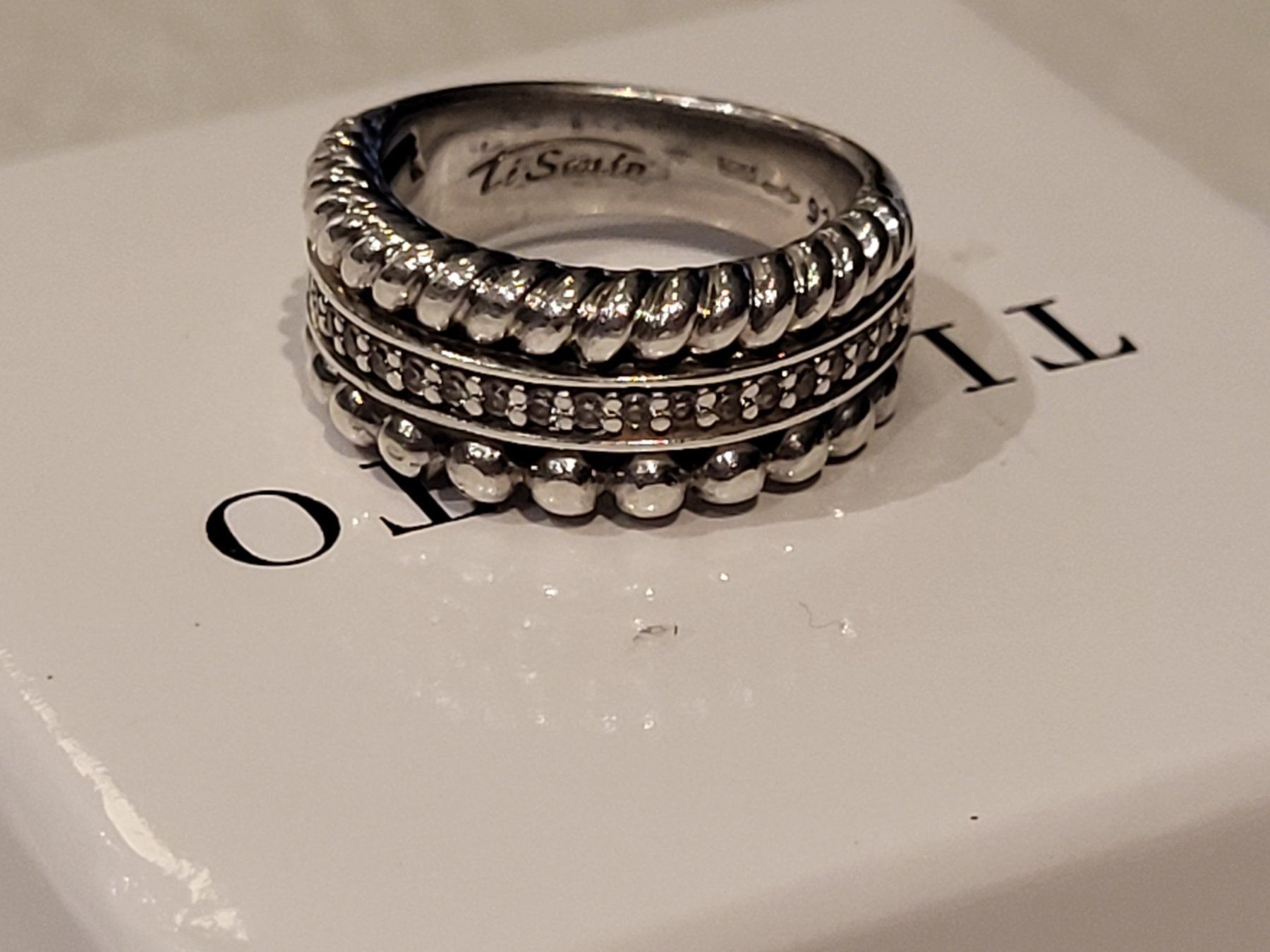 Ringe: Original Ti Sento silberring N.P 179 fr. – Gebraucht aus bellinzona von zeus6535 4