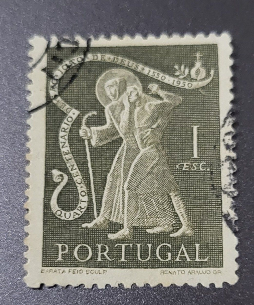 Alle Briefmarken: Portugal 1950 alte briefmarke – Gebraucht aus St Gallen von Stampsalshobby