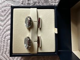 Boutons de manchette Chopard Classic Racing argentés