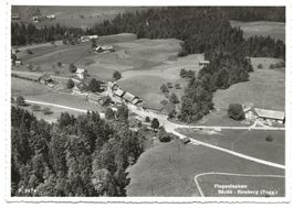 Bächli-Hemberg (SG) Rössli - Flugaufnahme Foto Gross - 1951