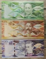 Barbados 5, 10 & 20 Dollars UNC "Haynes"