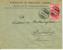 Brief, Siemens & Halske, Basler 1900