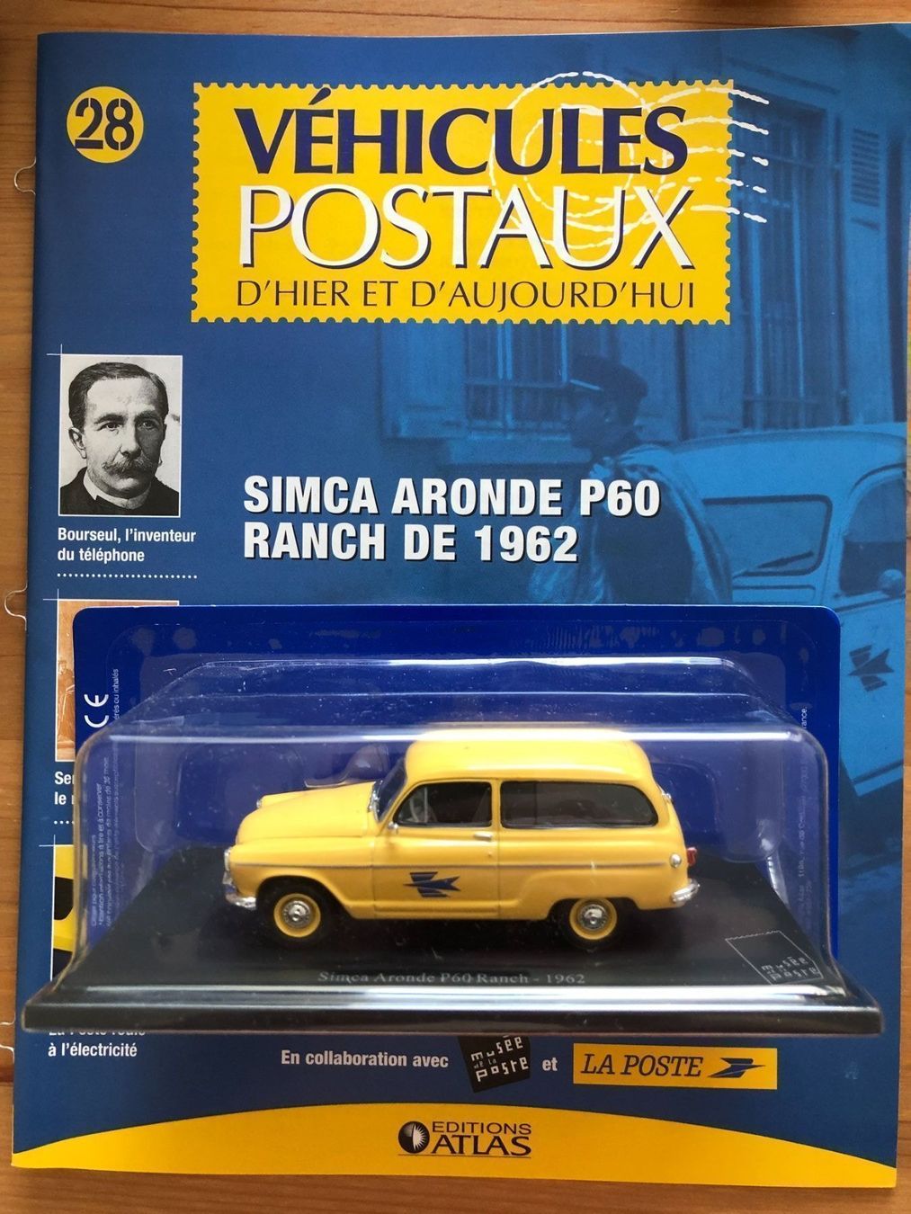 Norev Modellini d'auto: 1/43 Simca Aronde P60 Ranch de 1962 La Poste – Nuovo e nell'imballaggio originale da Meilen venduto da rdv_n7s9
