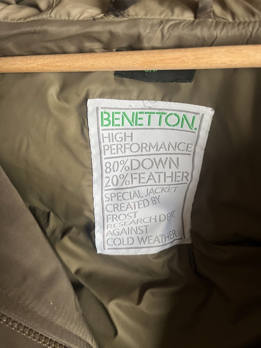 Benetton Cappotti: Mantel Benneton grün mit Fell – Nuovo (secondo la descrizione) da Bern venduto da ewa_8csp 4