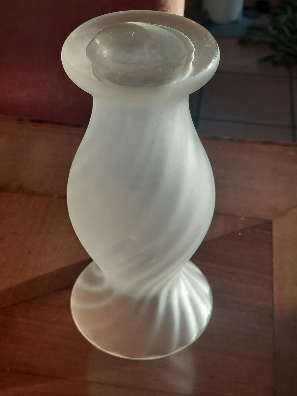 Vasi & Recipienti: Antike Swirl Glasvase, 1925- 1940 – Usato da Hergiswil NW venduto da maiette-23.N 7