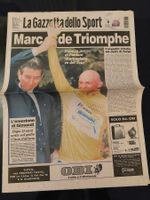 "LA GAZZETTA DELLO SPORT" PANTANI TOUR DE FRANCE SIEGER!