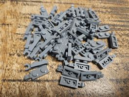 lego 63868 lot de 60 pièces Dark Bluish Gray Plate,