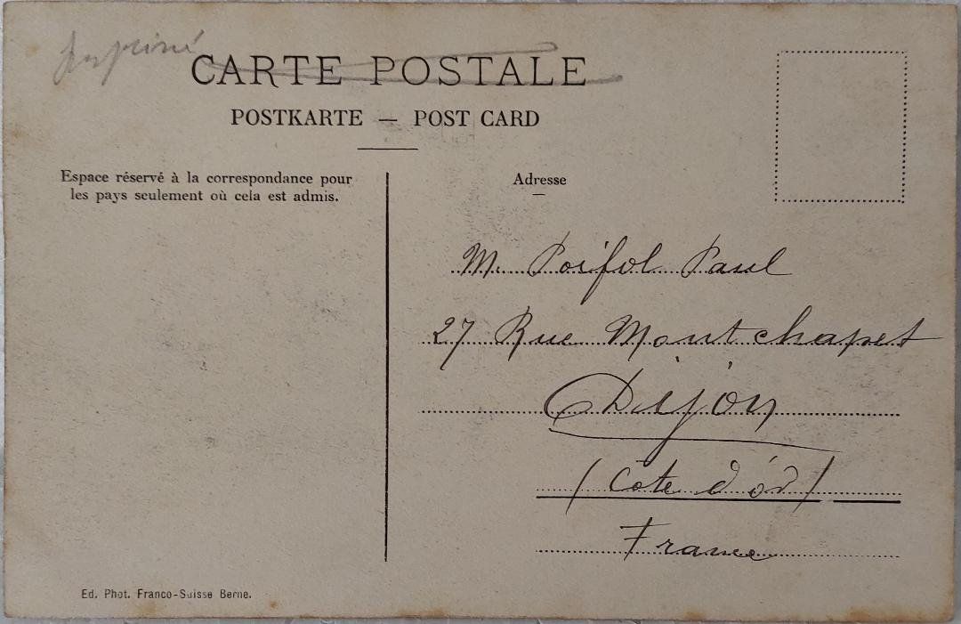Cartoline postali: LAUSANNE - Place Bel-Air - Trams - 1906 – Usato da Delémont venduto da Domdom1 1