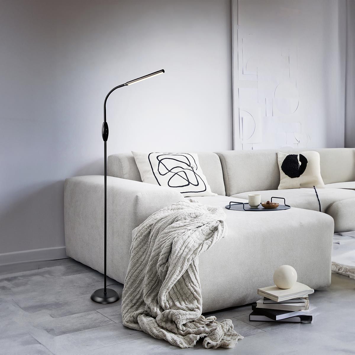 Lampade: LED Stehleuchte, Dimmer, 145 cm Höhe – Nuovo (secondo la descrizione) da Kreuzlingen venduto da Smart-Light 6