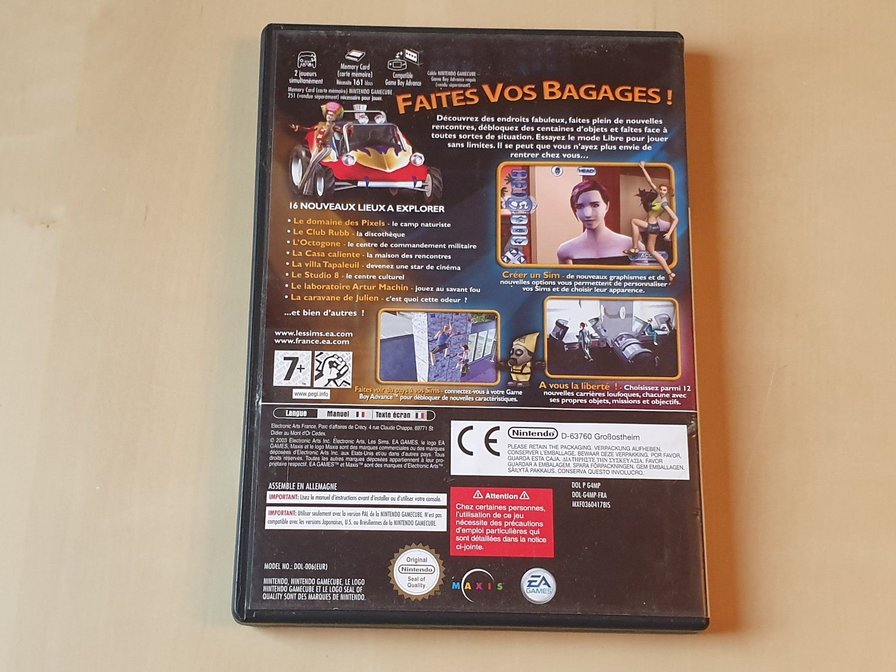 Nintendo Giochi: Les Sims permis de sortir – Usato da Stansstad venduto da collectorsshop 1