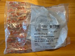 Abdeckset Schalter/Taster Feller EdizioDue hellgrau neu