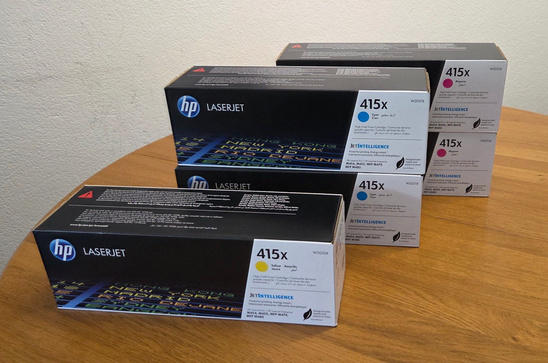 Hewlett Packard Druckerpatronen & Toner: 5 Toner 415X, 1xY, 2xC, 2xM – Neu und originalverpackt aus Auenstein von Suzuki-17