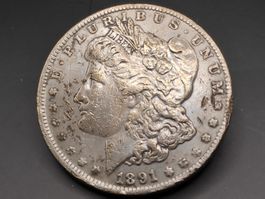 1891-s Morgan Silber Dollar