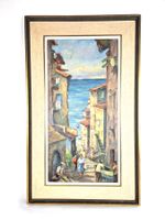 Ölgemälde von C. Lottenbach (1899-1985), Mediterran