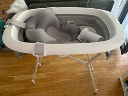 Baby Badewanne mit Ständer faltbar Twistshake grau guter ...