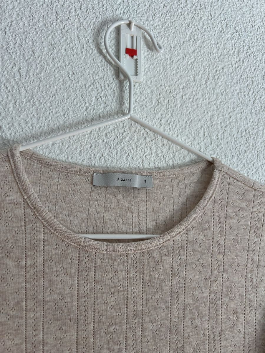 Only Tops: Only Longsleeve Shirt, beige, Grösse S – Neu (gemäss Beschreibung) aus Chur von faja7000 2