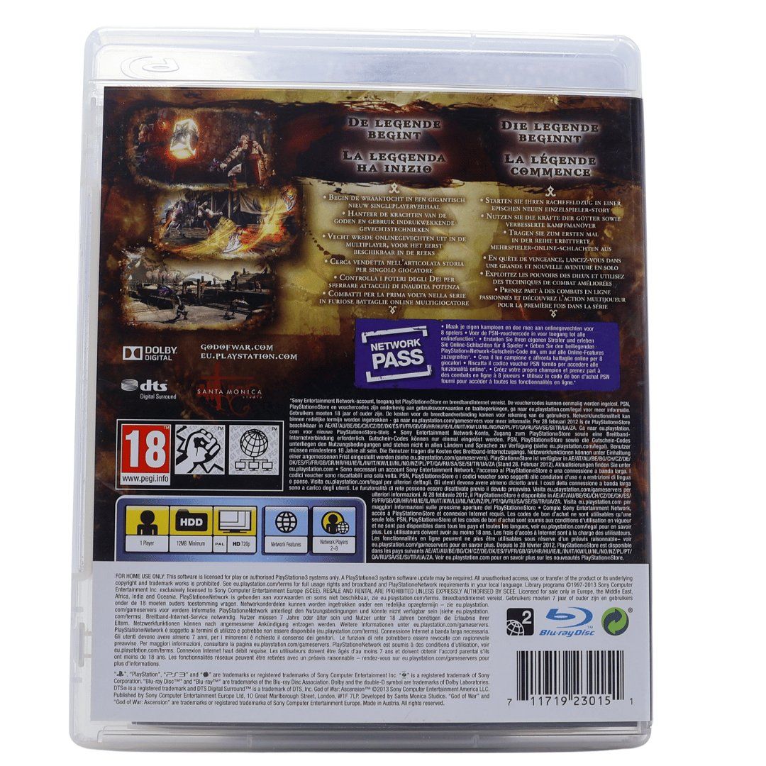 Jeux: God of War Ascension - PS3 – D'occasion à Paudex par dindeboy 2