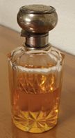 Antiker Parfumflakon um 1900 – Kristallglas & 800er Silber