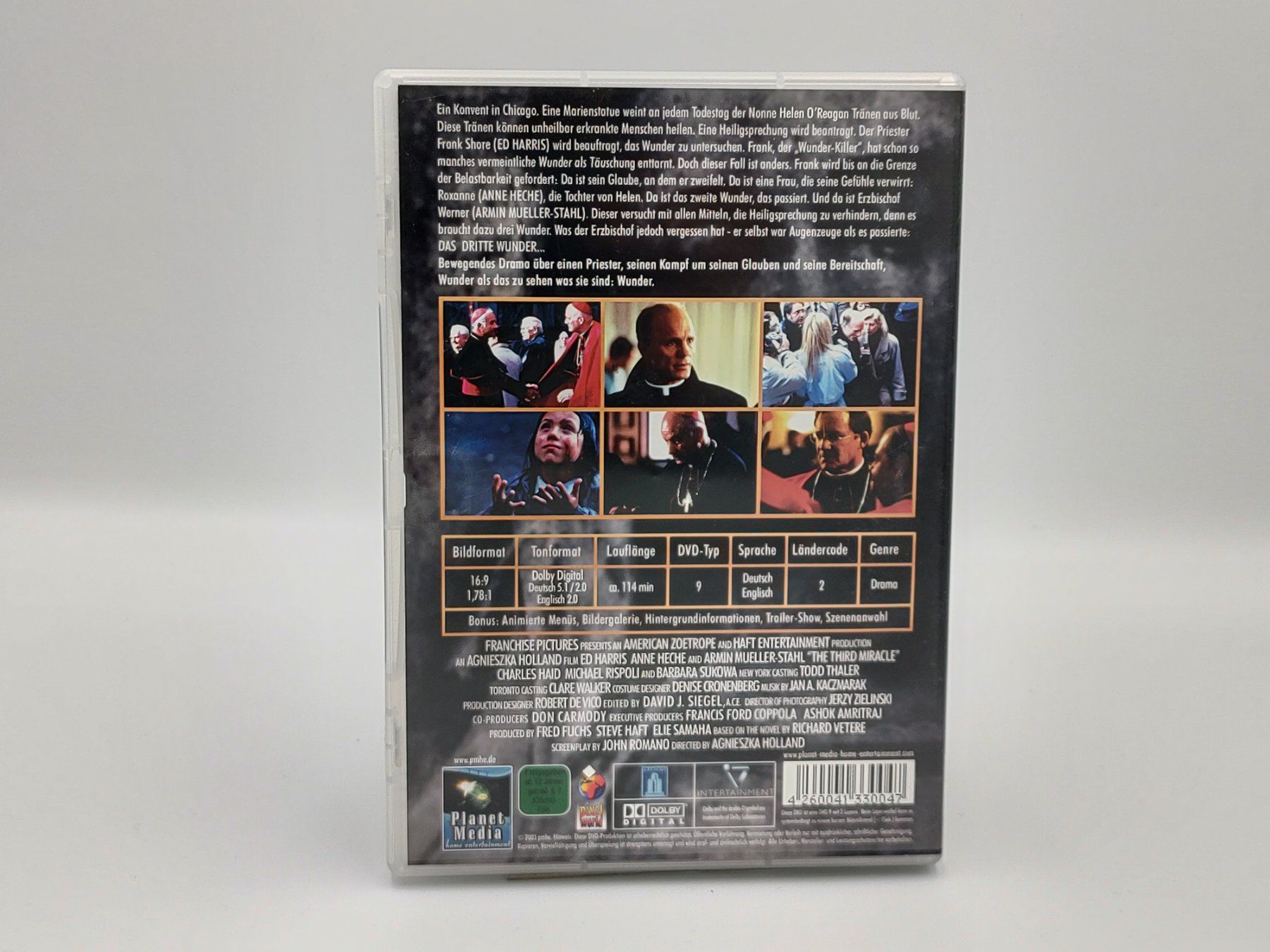 Tutti i DVDs: DAS DRITTE WUNDER - THE THIRD MIRACLE - Versand nur CHF 2.50 – Usato da Siblingen venduto da the_92m7 1