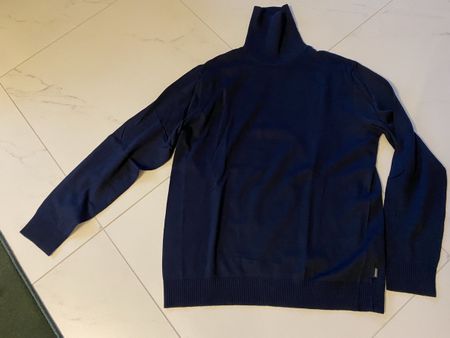 Rollkragenpullover XXL blau JACK & JONES neu 60% Baumwolle