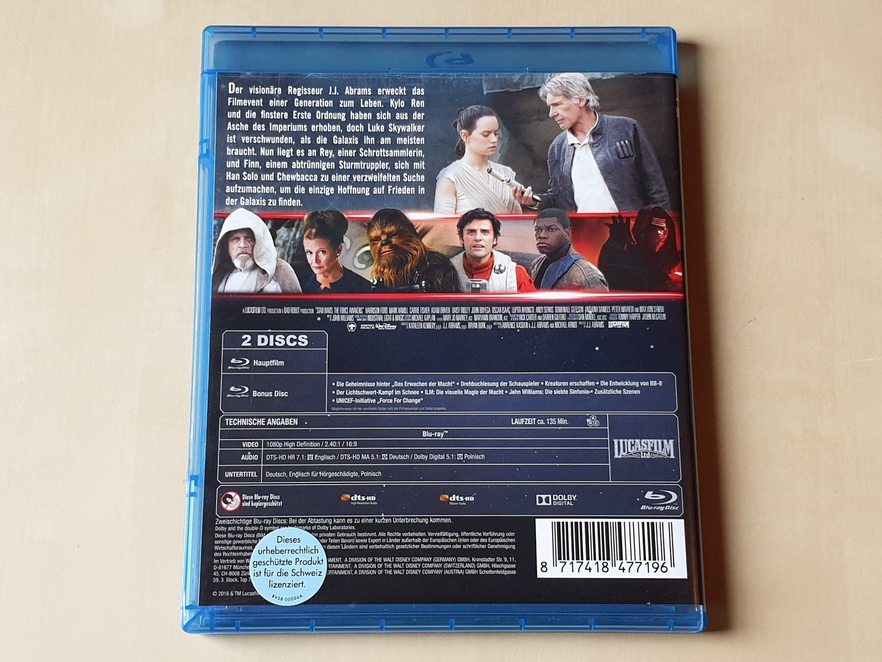 Tous les DVDs: Star Wars Das Erwachen der Macht – D'occasion à Stansstad par collectorsshop 1