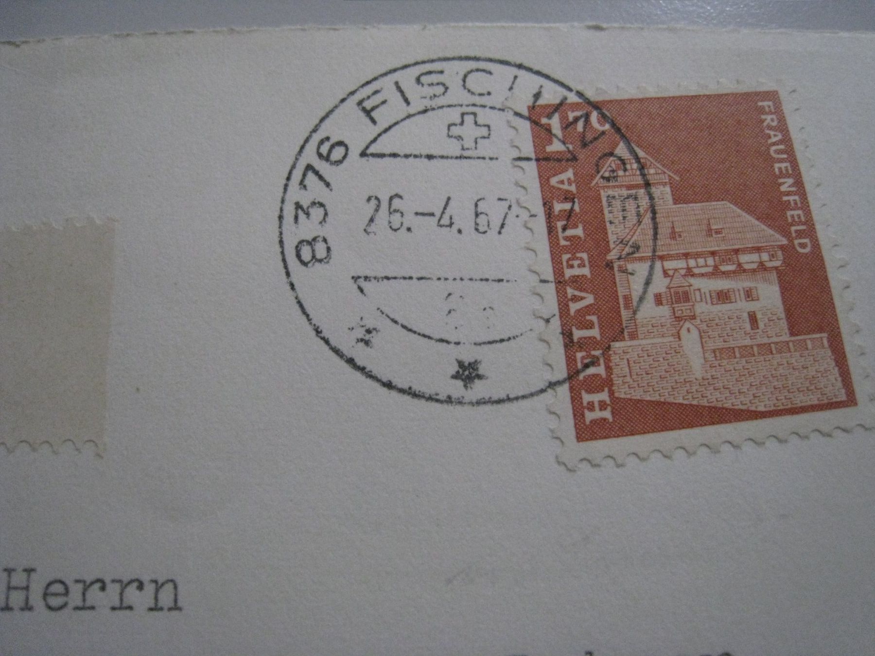 Buste & buste per spedizione: Fischingen -Gersau  1967 – Usato da Aarwangen venduto da Pinsel7890 1