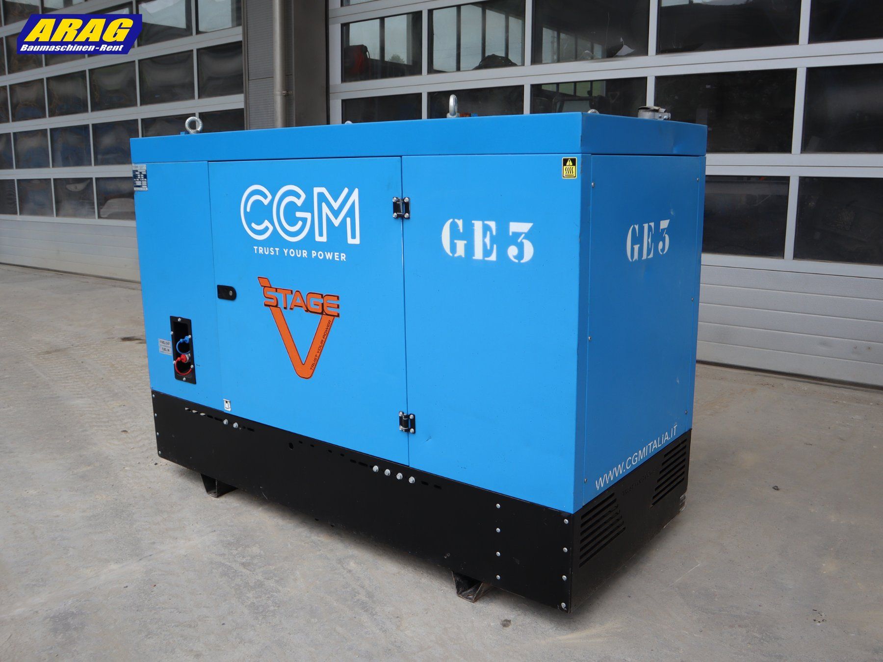 Generatori di corrente: CGM V35Y Notstromaggregat – Usato da Hasle LU venduto da Arag08 2
