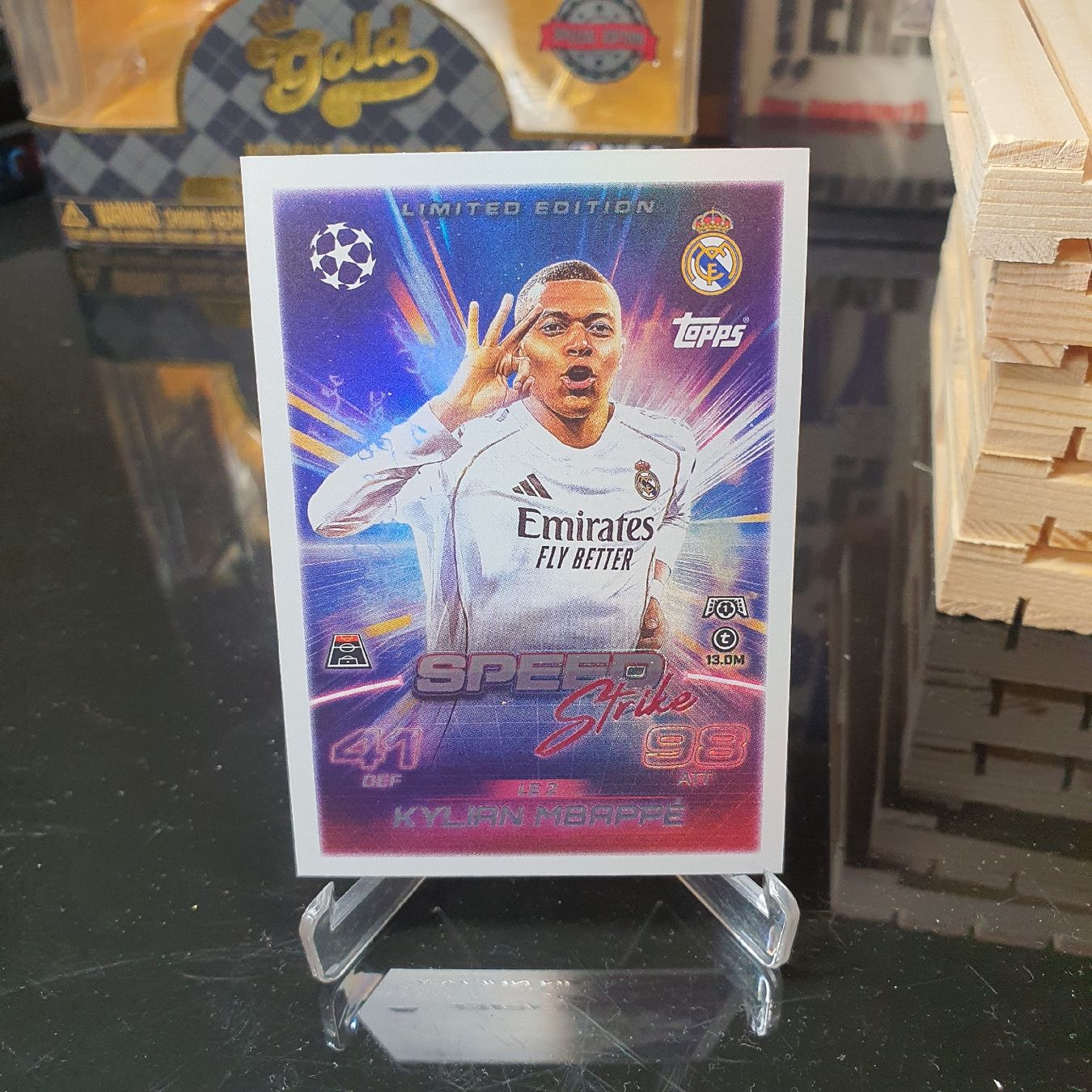 Topps Carte collezionabili: Carte Kylian Mbappe - Real Madrid - Édition Limitée – Nuovo (secondo la descrizione) da Vevey venduto da ros2 1