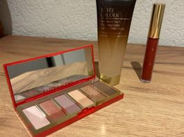 Estee Lauder Set: Eyeshadow Palette, Cleanser, Lip Gloss