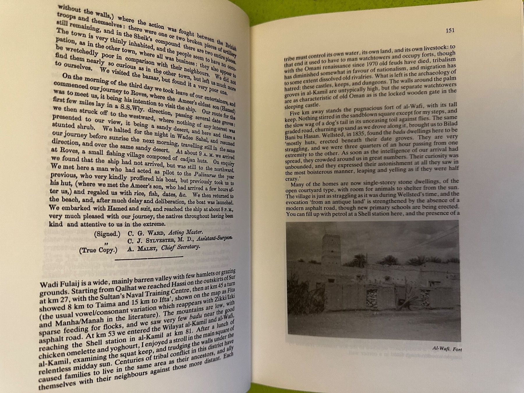 Bücher: P. Ward: Travels in Oman. 1987 – Gebraucht aus Zürich von allp 6